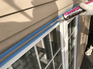 札幌市住宅の窓まわりで行ったコーキング施工
